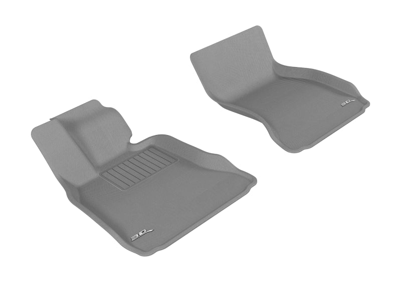 3D MAXpider 2009-2015 BMW 7 Series/Li F01/F02/F04 Kagu 1st Row Floormat - Gray