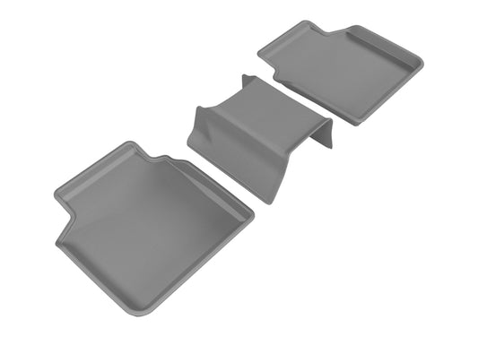 3D MAXpider 2016-2020 BMW 7 Series Kagu 2nd Row Floormats - Gray