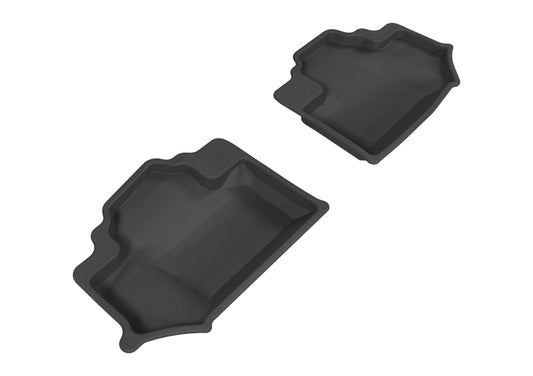 3D MAXpider 2014-2018 Jeep Wrangler JK 2-Door Kagu 2nd Row Floormats - Gray