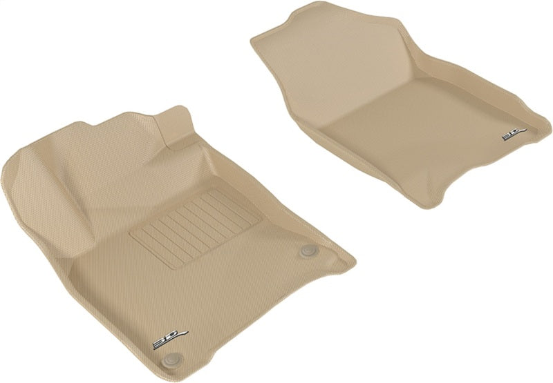 3D MAXpider 2016-2020 Honda Civic Kagu 1st Row Floormat - Tan